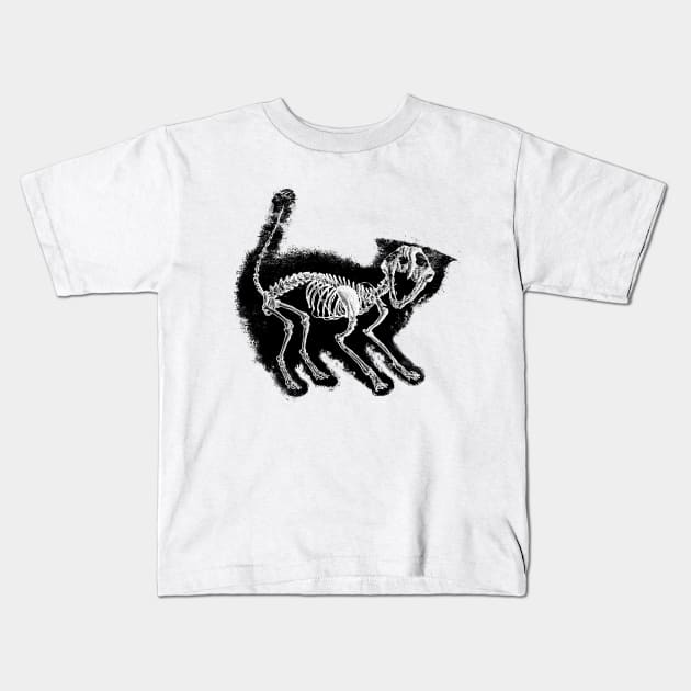 the purrfect scare Kids T-Shirt by TenTimeskarma